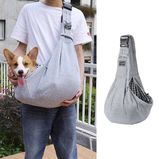 Pet Carrier Bag for Outdoor Travel: Adjustable Comfort Sling Handbag for Pets