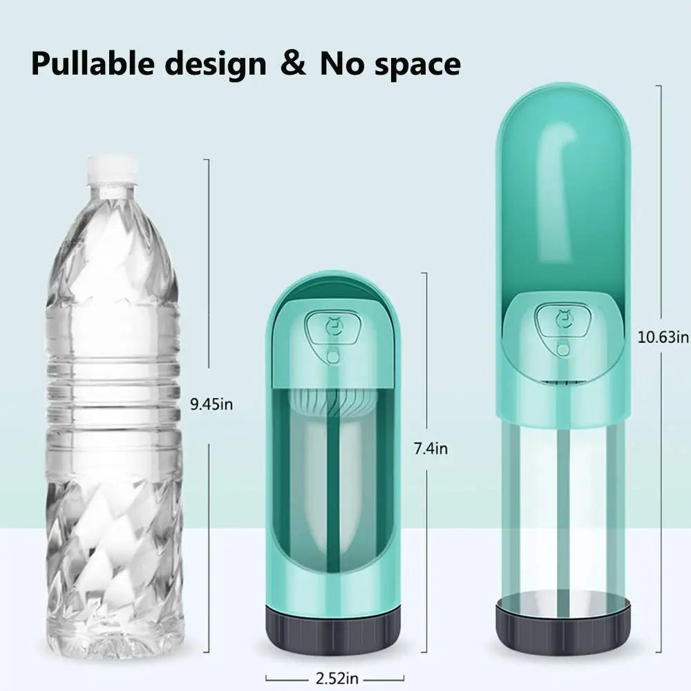 HydratePaw™ Portable Pet Water Bottle with Activated Carbon Filter