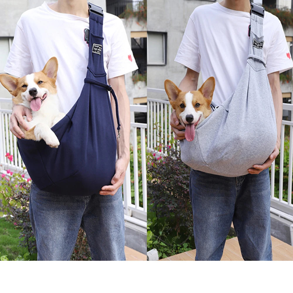 Pet Carrier Bag for Outdoor Travel: Adjustable Comfort Sling Handbag for Pets