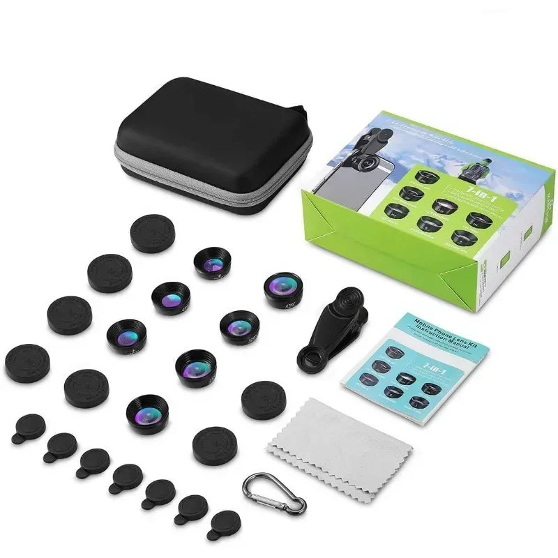 Clip-On Camera Lens Set for Mobile Phones