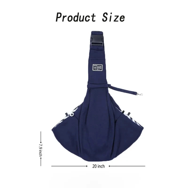 Pet Carrier Bag for Outdoor Travel: Adjustable Comfort Sling Handbag for Pets