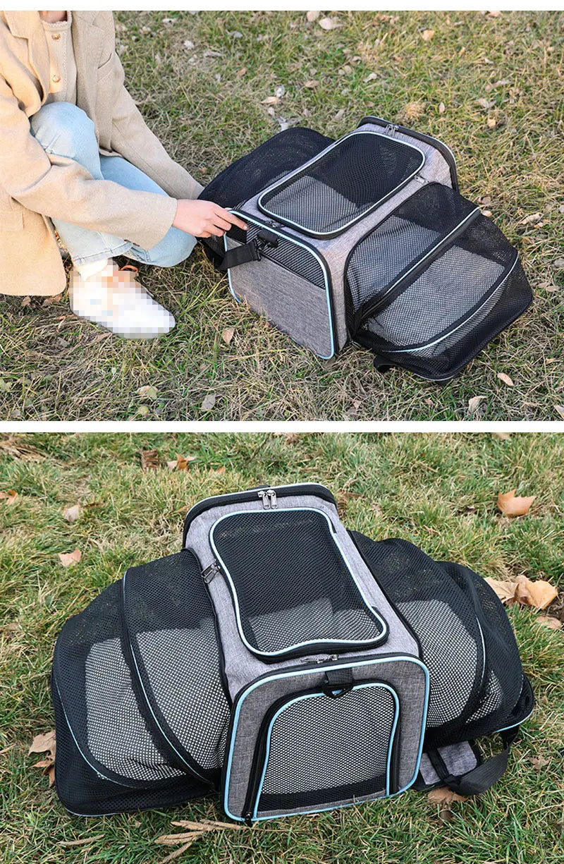 Expandable Cat Carrier Bag