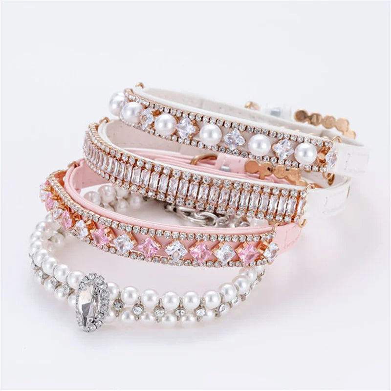 Feline Fashionista Rhinestone Collar