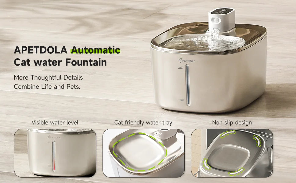 Wireless Cat Water Fountain 4L