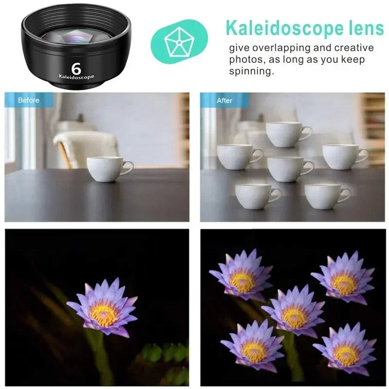 Clip-On Camera Lens Set for Mobile Phones