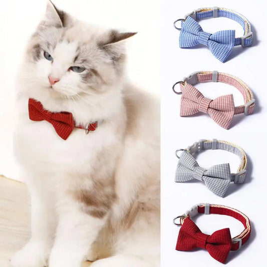 Whisker Wonderland: Charming Cat Bow Tie Collar